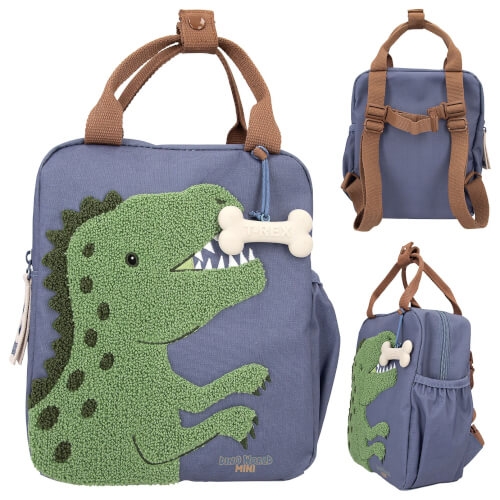 Depesche 11926 Dino World Rucksack Blau DINO MINI