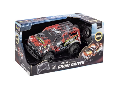 Revell 24683 RC Car Ghost Driver (Rot), Revell Control Ferngesteuertes Auto