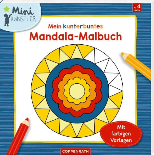 Coppenrath 64197 Mein kunterbuntes Mandala-Malbuch (Mini-Künstler)