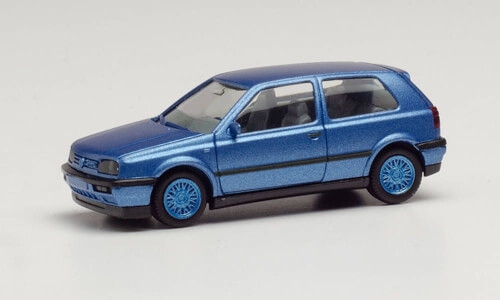 Herpa 034074-002 VW Golf III VR6, blaumetallic