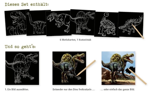 Coppenrath 71745 Kritzel-Kratzel-Set - T-Rex World