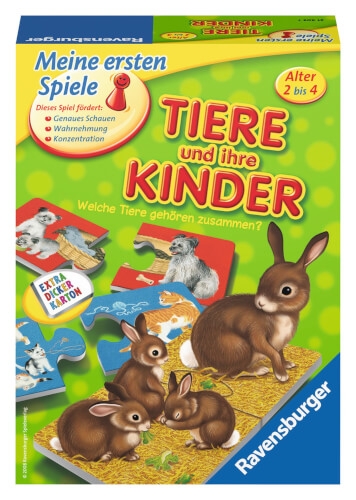 Ravensburger 21403 Tiere und ihre Kinder