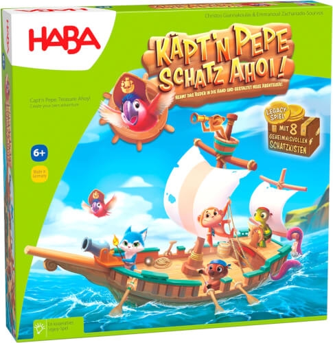 Haba 1307037001 Käpt’n Pepe, Schatz Ahoi!