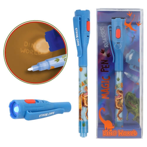 Depesche 12204 Dino World Geheimstift m. LED-Licht