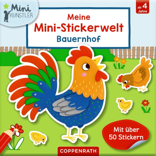 Coppenrath 95229 Meine Mini-Stickerwelt - Bauernhof (Mini-Künstler)