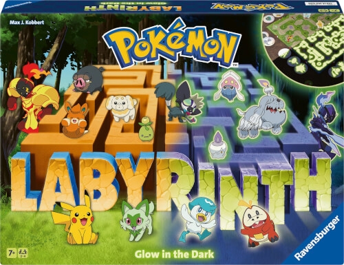 Ravensburger 22705 Pokémon Labyrinth Glow in the Dark Gesellschaftsspiele Gesellschaftsspiele