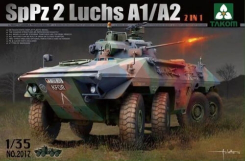 Takom TAK-2017 Bundeswehr SpPz 2 Luchs A1/A2 2 in 1