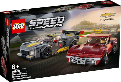 LEGO® Speed Champions 76903 Chevrolet Corvette C8.R & 1968 Chevrolet Corvette