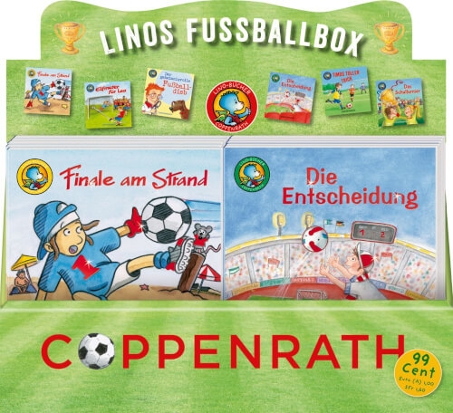 Coppenrath 66929 Lino-Bücher Box Nr. 63 Linos Fußballbox sortiert (1Stück)