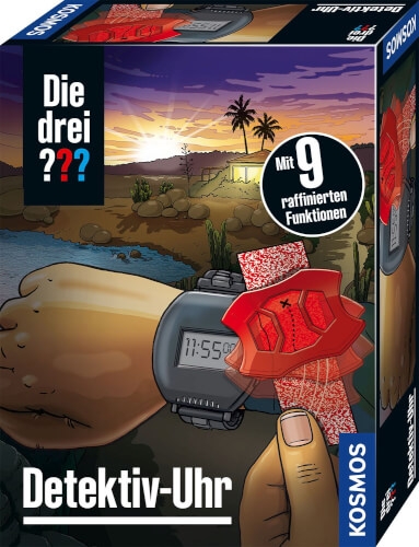 Kosmos 632298 Die drei ??? Detektiv-Uhr