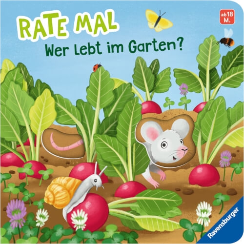 Ravensburger 41872 Rate mal: Wer lebt im Garten? Pappbilderbuch über 5 Euro