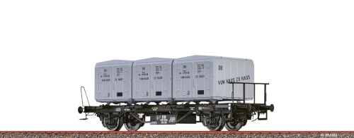 Brawa 50595 H0 Güterwagen-L BTs 30 DB Ekrt 212 "Von Haus zu Haus", III