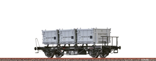 Brawa 50602 H0 Güterwagen-L BTs 30 DB Eoskrt 022 "Von Haus zu Haus", III