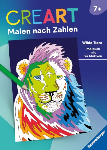 Ravensburger 48912 CreArt Malen nach Zahlen ab 7: Wilde Tiere Kreativität