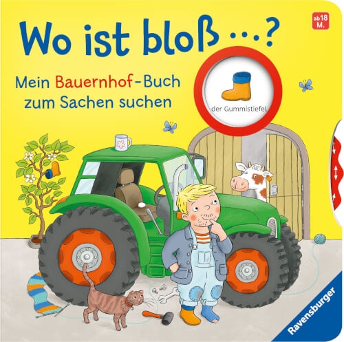 Ravensburger 41739 Wo ist bloß...? Mein Bauernhof-Buch zum Sachen suchen