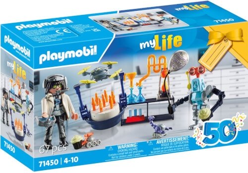 PLAYMOBIL 71450 Forscher mit Robotern