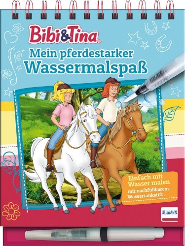 Ullmann Medien 9783741525834 Bibi BlocksbergBibi & Tina - Wassermalspaß - Wassermalspaß