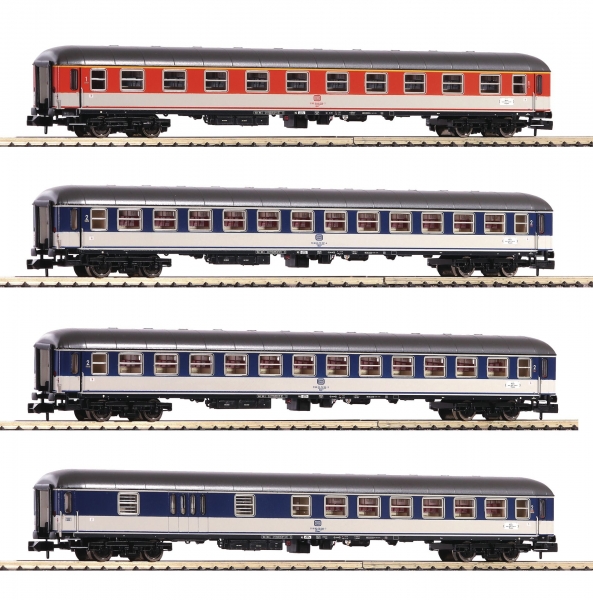 Fleischmann 881908 4-tlg. Set Popfarbener DC-Zug, DB