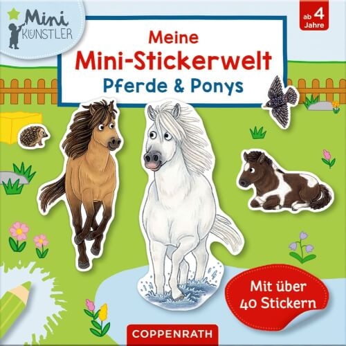 Coppenrath 95071 Meine Mini-Stickerwelt: Pferde & Ponys (Mini-Künstler)