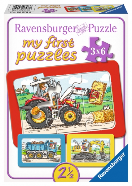 Ravensburger 06573 Bagger, Traktor und Kipplader