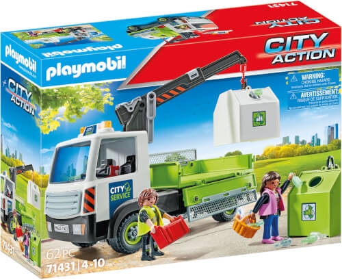 PLAYMOBIL 71431 Altglas-LKW mit Container