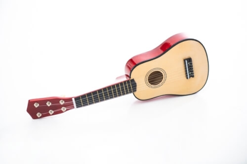 Boogie Bee Holzgitarre mit 6 Saiten, 55 cm