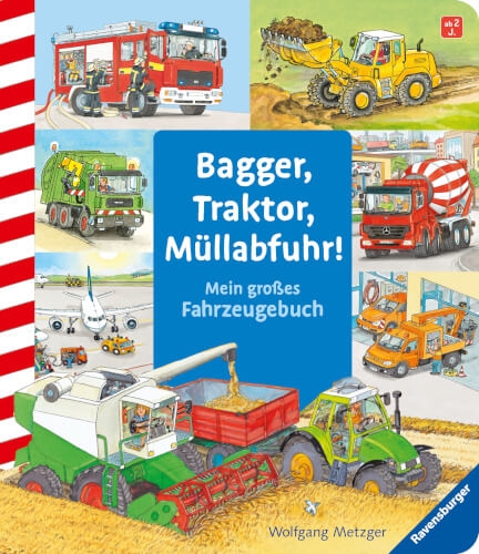 Ravensburger 43407 Bagger, Traktor, Müllabfuhr! Pappbilderbuch über 5 Euro