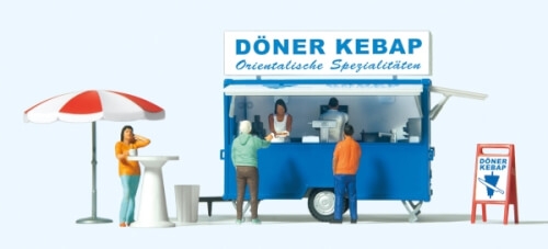 Preiser 10747 H0 Verkaufswagen Döner Kebap