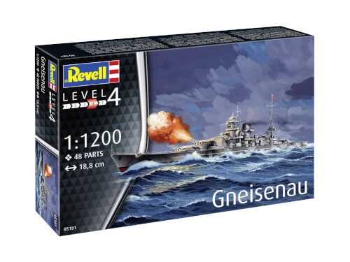 Revell 05181 Battleship Gneisenau, Revell 0Modellbausatz