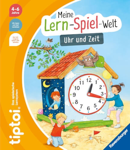 Ravensburger 49288 tiptoi® Meine Lern-Spiel-Welt: Uhr und Zeit tiptoi Sachbuch