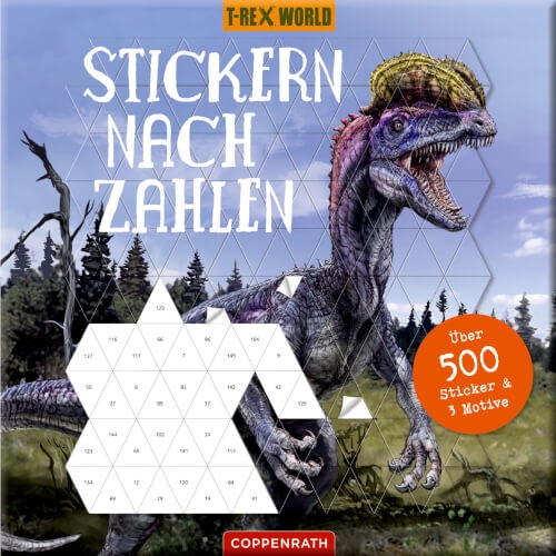 Coppenrath 95246 Stickern nach Zahlen: T-Rex World - Über 500 Sticker ...