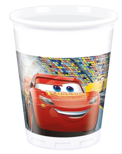 Cars 3 Becher 200ml 8 Stück