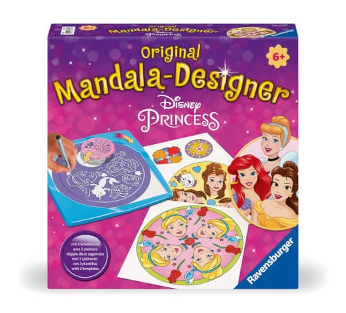 Ravensburger 23847 Malen nach Zahlen Midi Mandala-Designer Disney Princess MD Midi