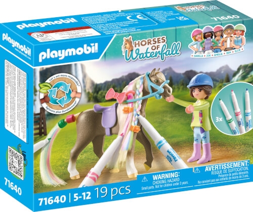 PLAYMOBIL 71640 Kreativset mit Pferd und Stiften