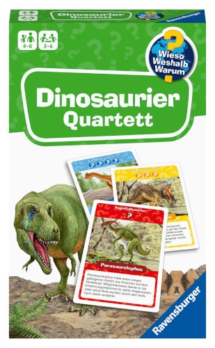 Ravensburger 22359 Wieso? Weshalb? Warum? Dinosaurier Quartett