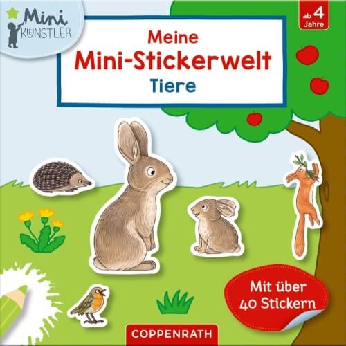 Coppenrath 95069 Meine Mini-Stickerwelt: Tiere (Mini-Künstler)