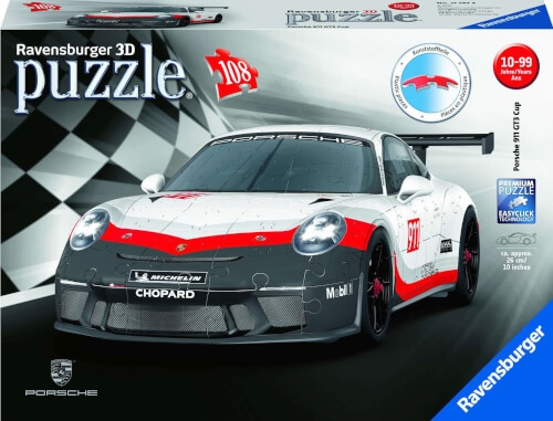 Ravensburger 11147 Puzzle 3D Porsche GT3 Cup 108 Teile