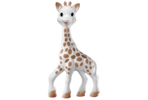 Sophie la girafe© mit Geschenkkarton rot, weiß