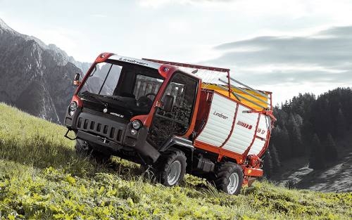 Siku 3061 Lindner Unitrac mit Ladewagen