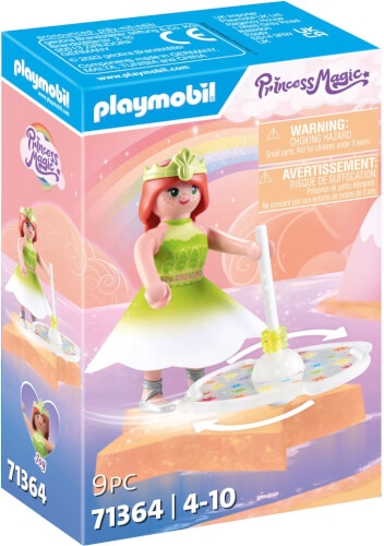 PLAYMOBIL 71364 Himmlischer Regenbogenkreisel mit Prinzessin