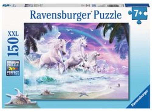 Ravensburger 100576 Puzzle: Einhörner am Strand 150 Teile XXL