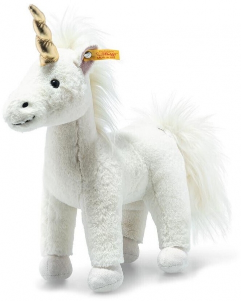 Steiff 67662 Unica Einhorn 27 weiss stehend