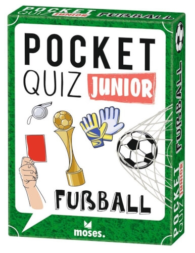 moses. 52976 Pocket Quiz junior Fußball