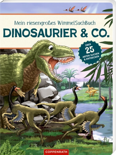 Coppenrath 67170 Mein riesengroßes WimmelSuchBuch: Dinosaurier & Co.