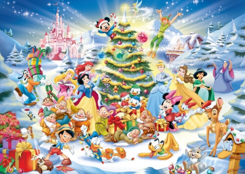 Ravensburger 12000651 Puzzle Disneys Weihnachten 1000 Teile