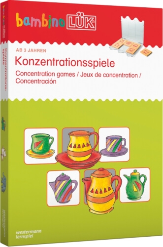 Georg-Westermann-Verlag 615 bambinoLÜK Set Konzentrationsspiele, Sondereinband, von 3 - 5 Jahren