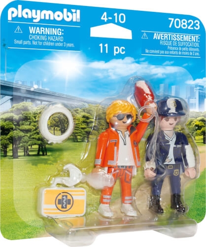 PLAYMOBIL 70823 DuoPack Notarzt und Polizistin