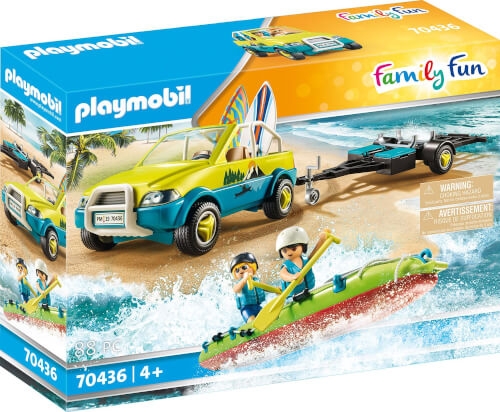 PLAYMOBIL 70436 Strandauto mit Kanuanhänger