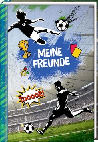 Coppenrath 71816 Taschenbuch Freundebuch Meine Freunde - Fußball sortiert