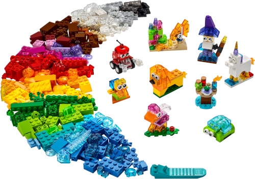 LEGO® Classic 11013 Kreativ-Bauset mit durchsichtigen Steinen